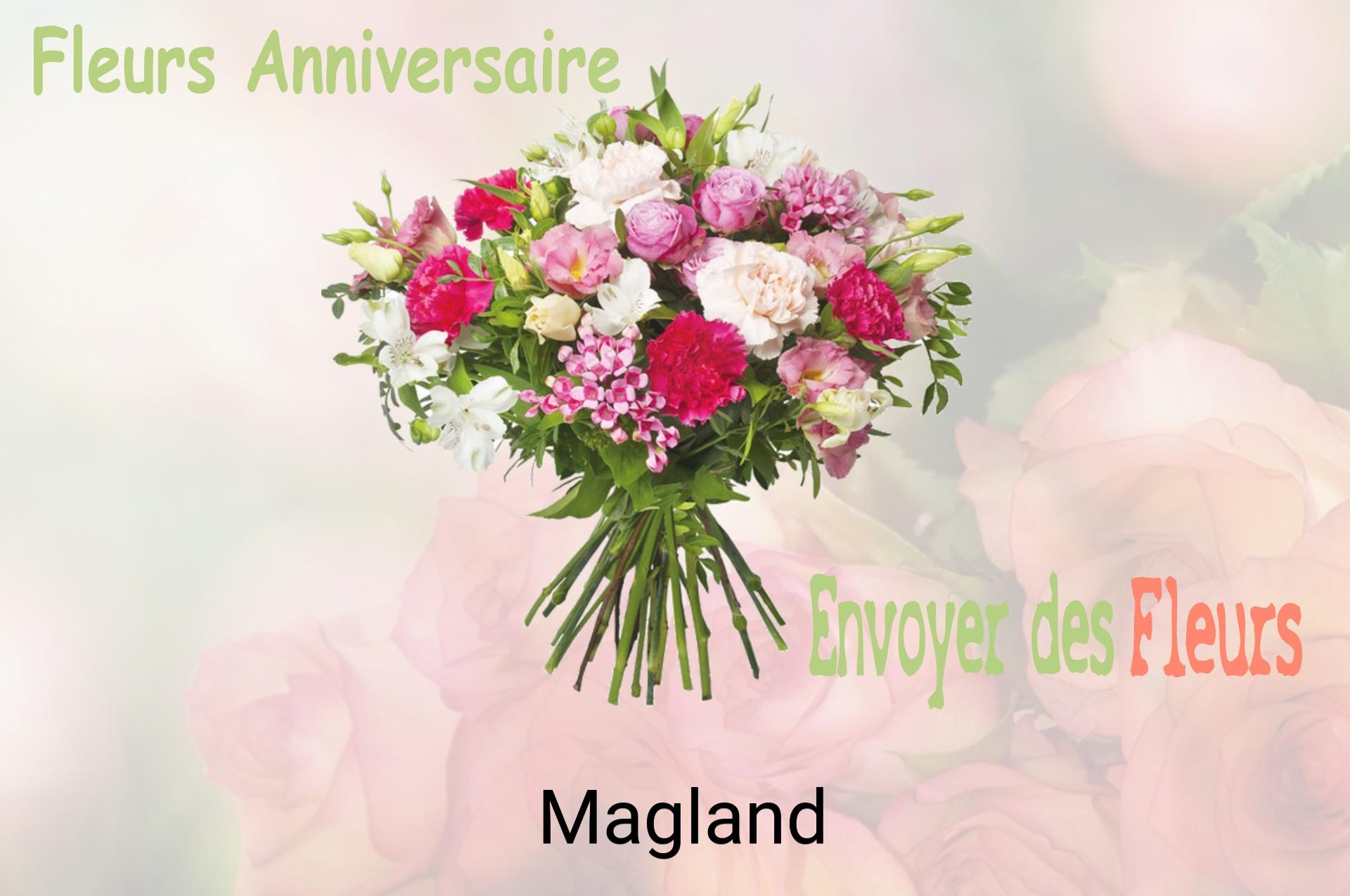 Bouquet de fleurs d’anniversaire livré à Magland
