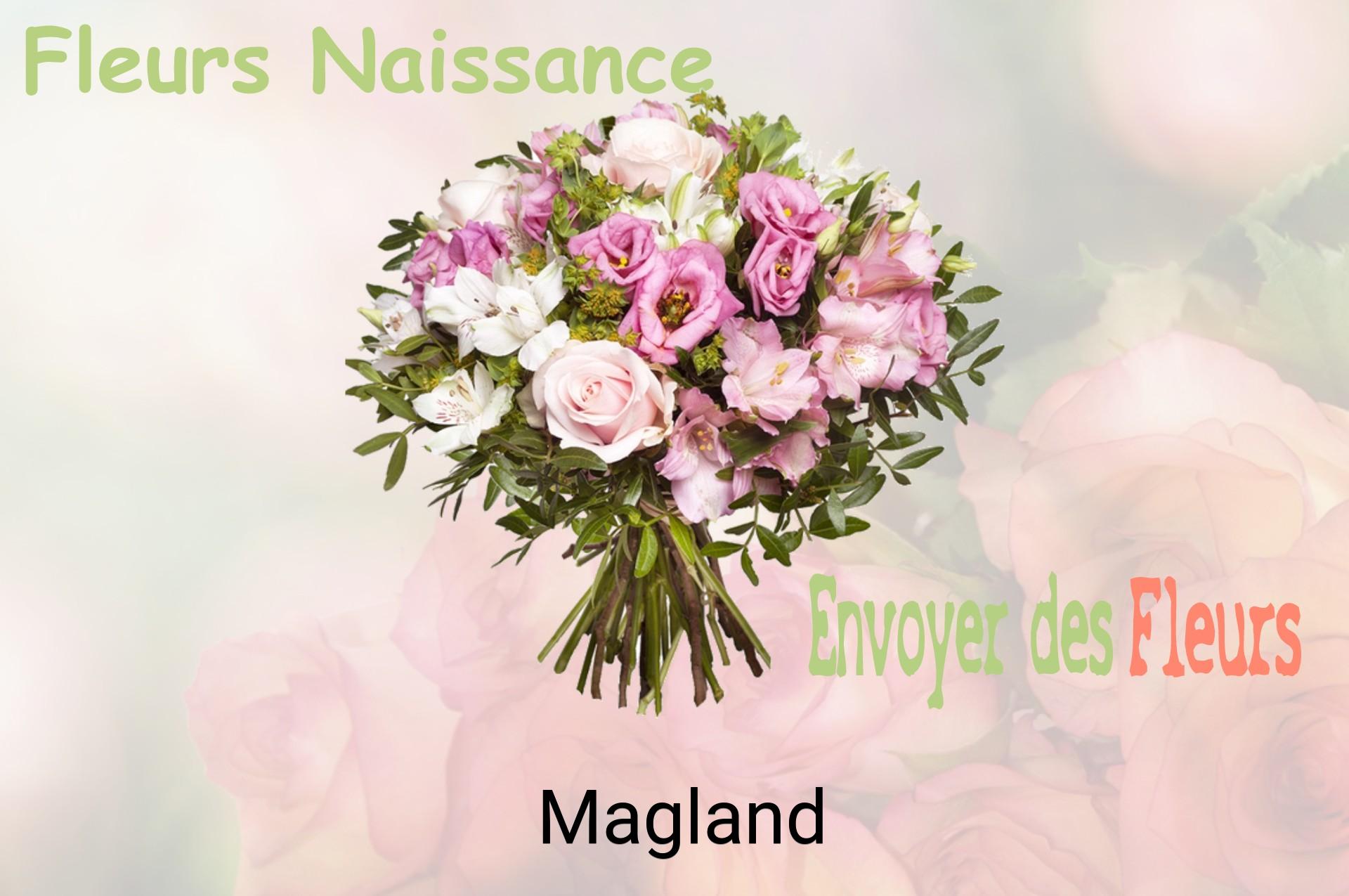 Bouquet de fleurs de naissance livré à Magland